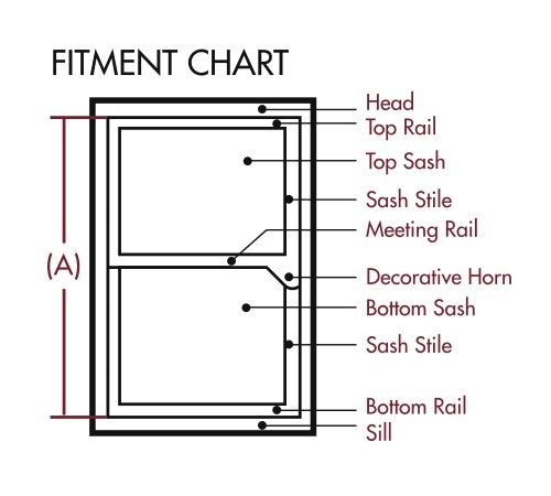 UNIQUE Window Sash Balance Type D White 14mm 16mm Rebate