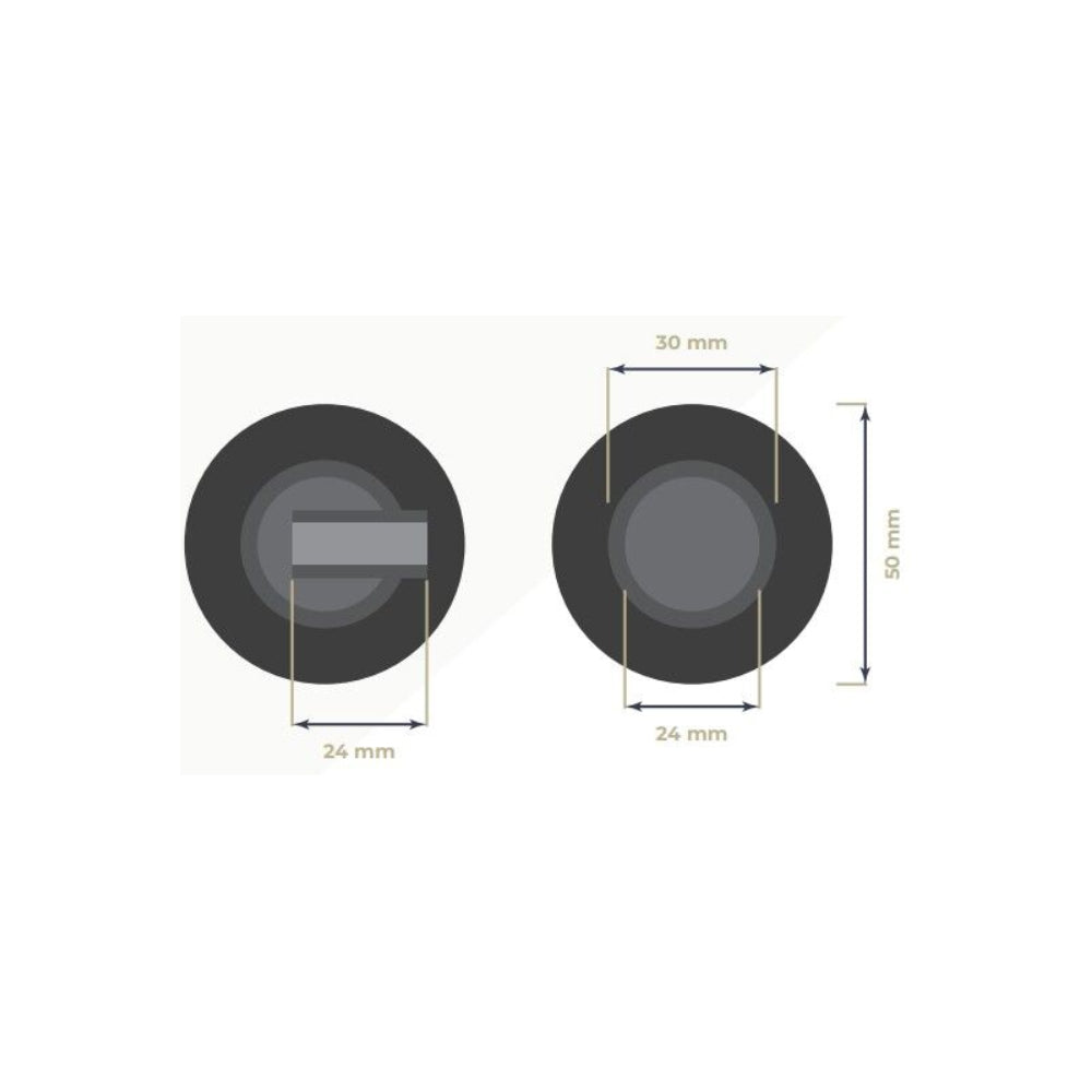 Zanda Habitat Magnetic Door Stop - Available in Various Finishes