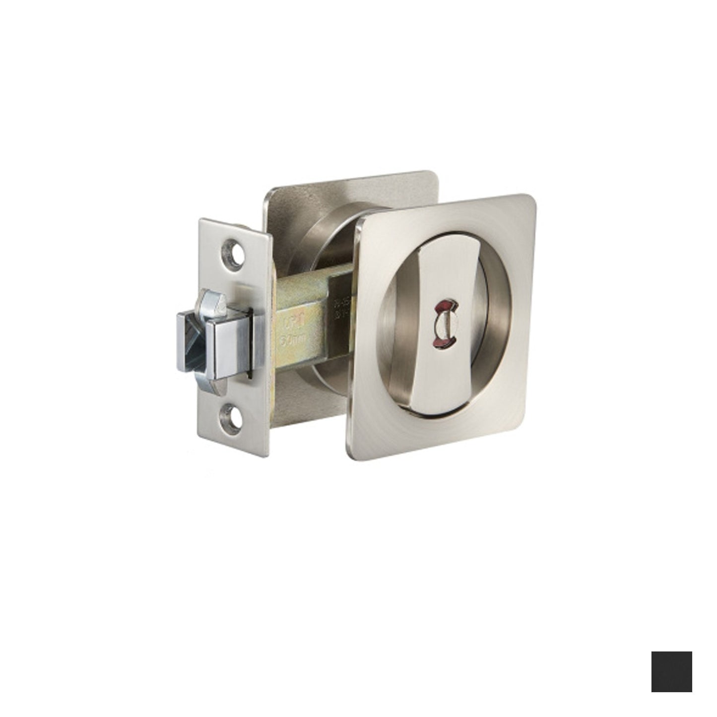 Zanda Square Cavity Sliding Communicating Set - Available in Matt Black and Stainless Steel