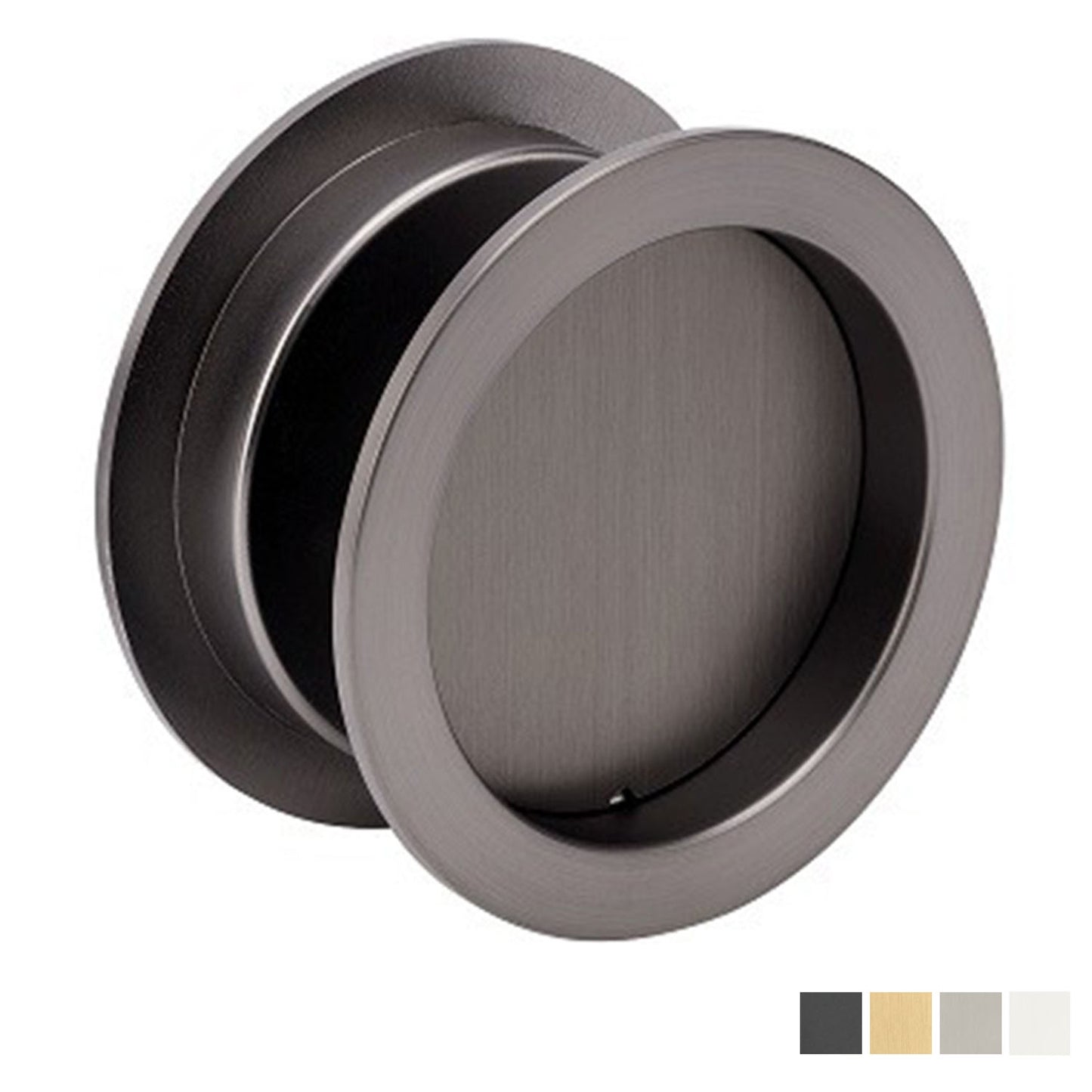 Zanda Round Cavity Slider Passage Set - Available in Various Finishes
