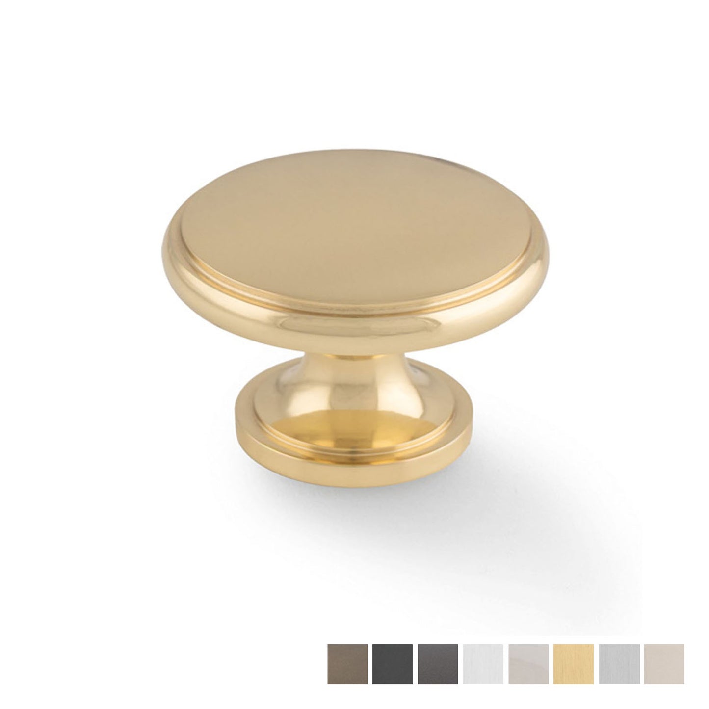 Alexander and Wilks Cambridge Round Cupboard Knob 38mm - Available in Various Finishes