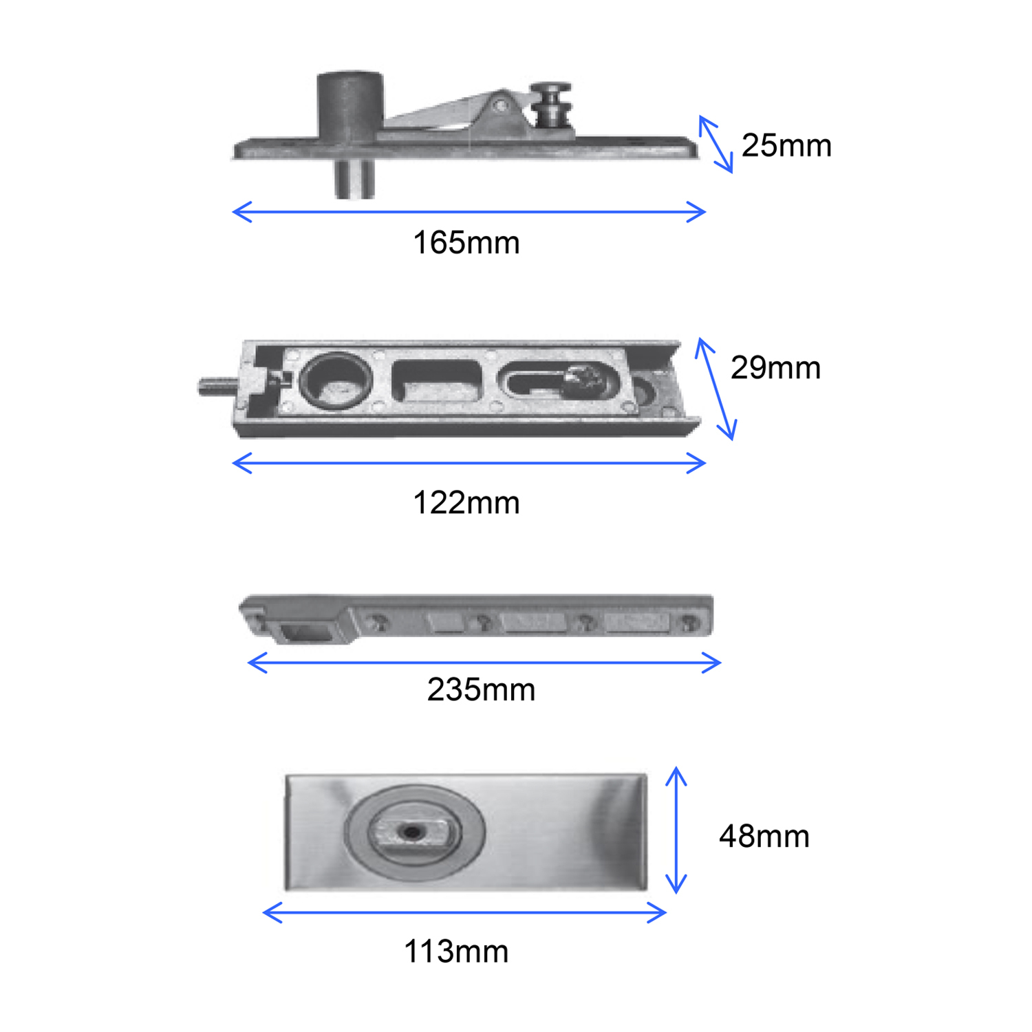 Signature Hardware Pivot Door Set 300KG Commercial Grade PKT900SS