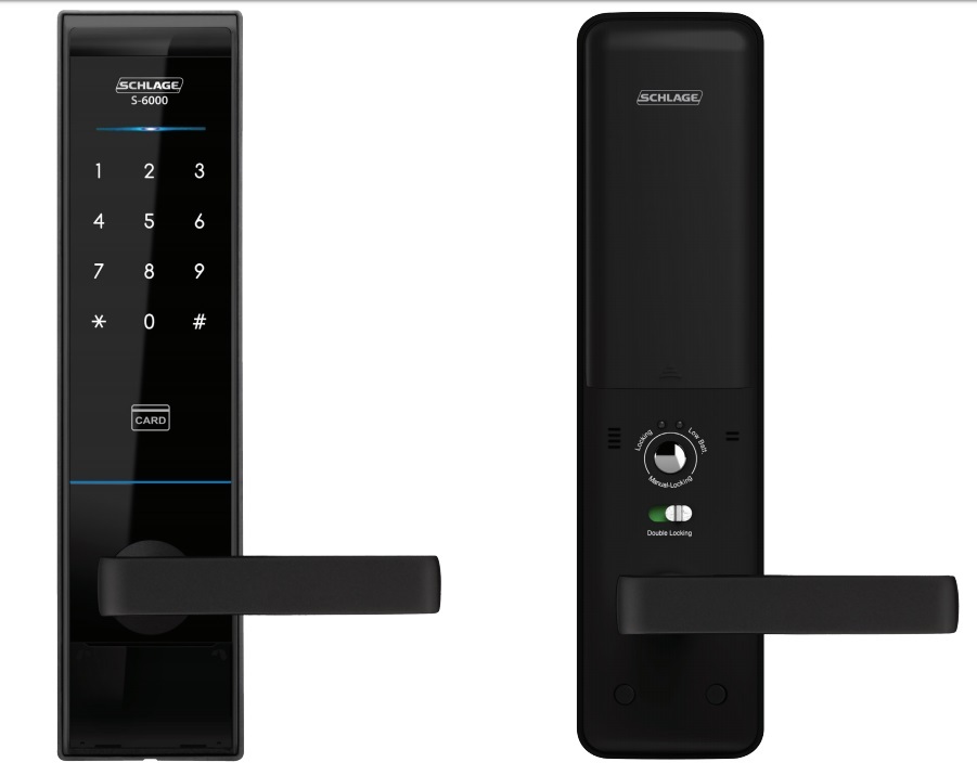 Schlage S 6000 Digital Touchpad Door Lock Black Ebay