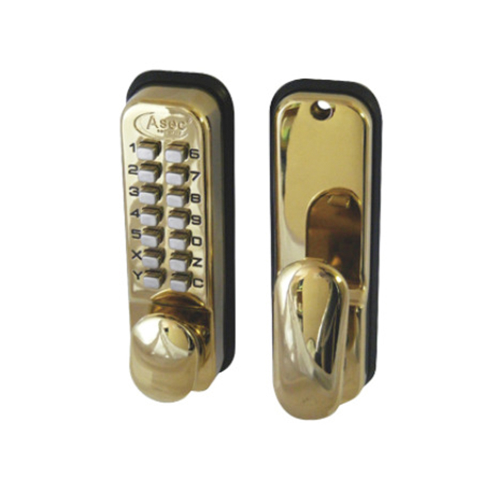 Asec As2301 Digital Door Lock 60mm Backset Knob Lever Keyless