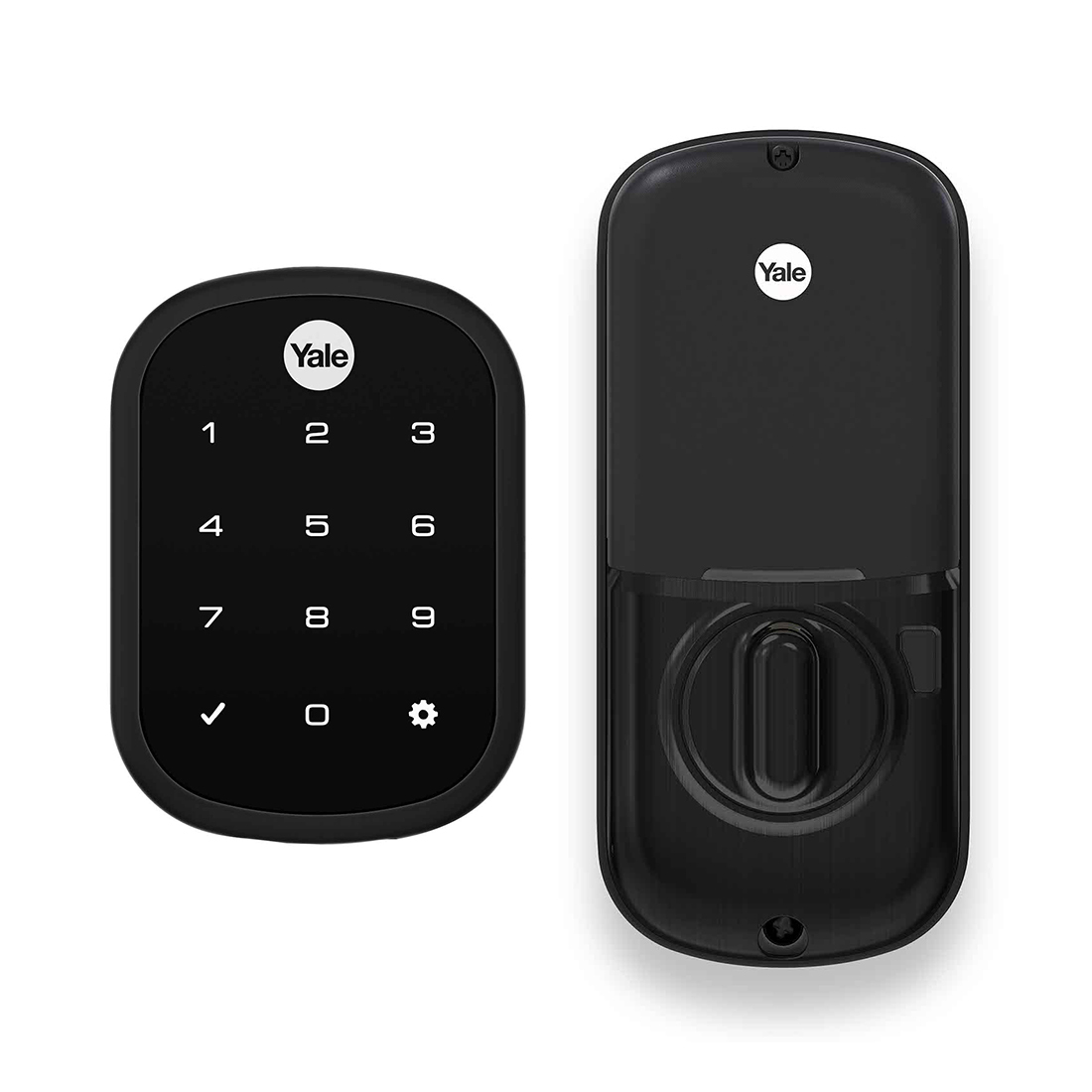 Yale Assure SL Smart Digital Deadbolt Door Lock Home Kit Matt Black ...