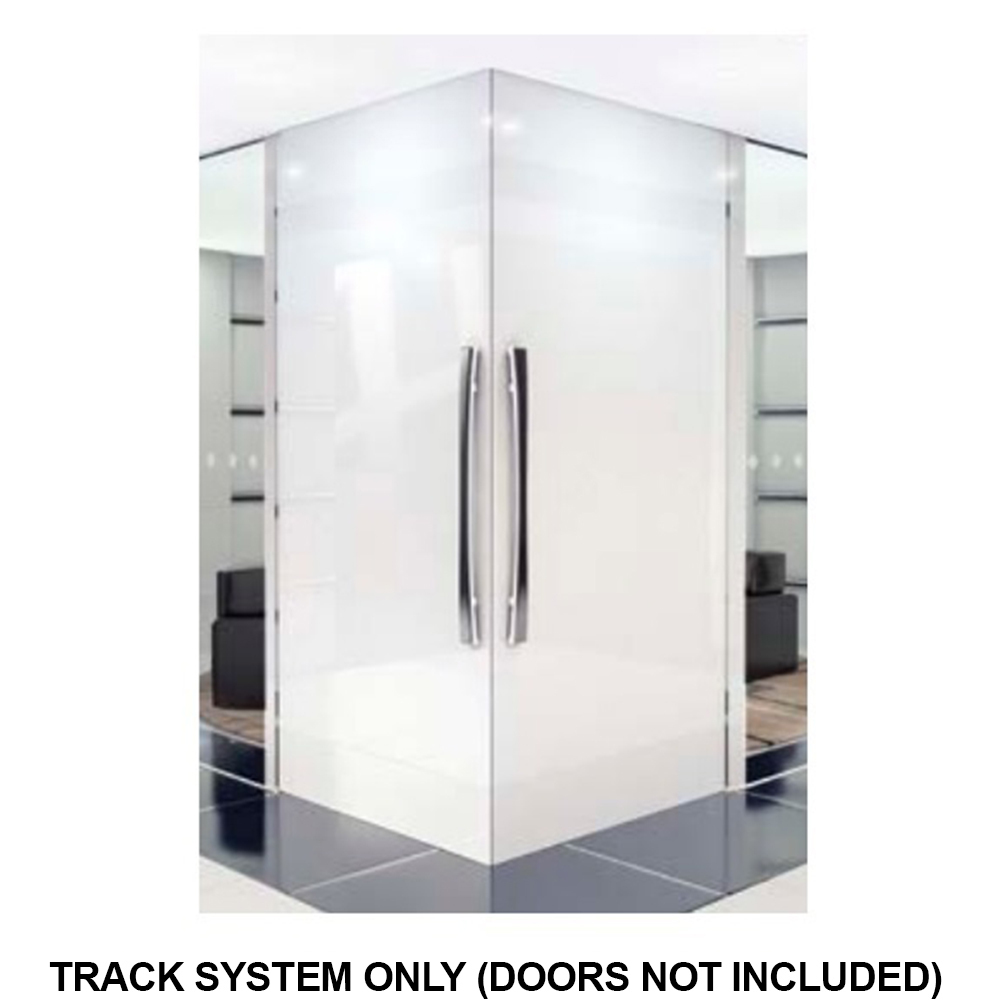 Brio Zero Clearance ZC80+ Sliding Door System for 80KG Top Hung Panels