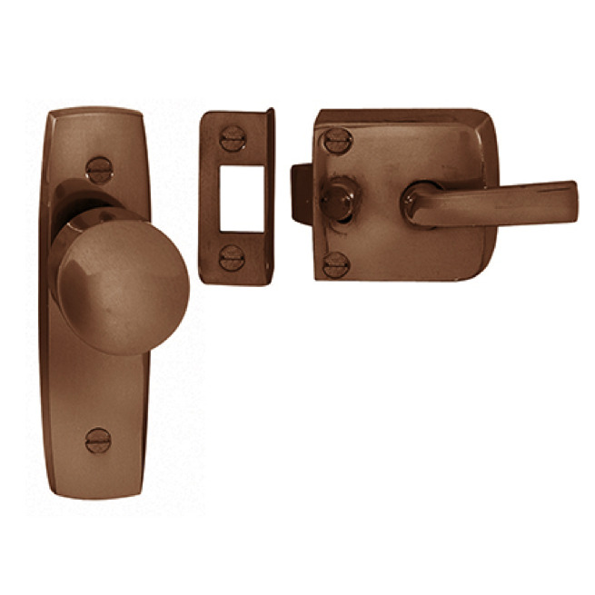 Delf Screen Door Latch Assembly 8450fb Plain Knob Florentine