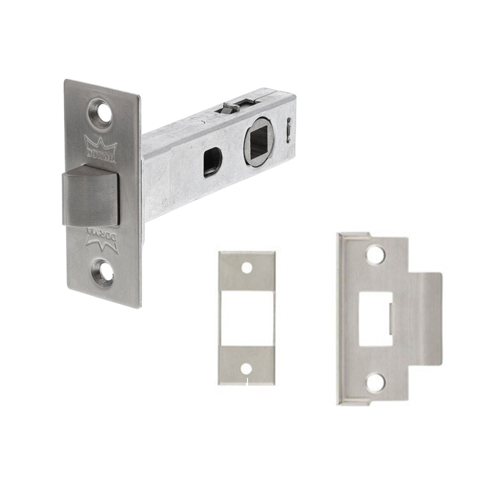 Dormakaba Tubular Latch 2202 60mm Back Set + Rebate Kit 2203 Stainless ...