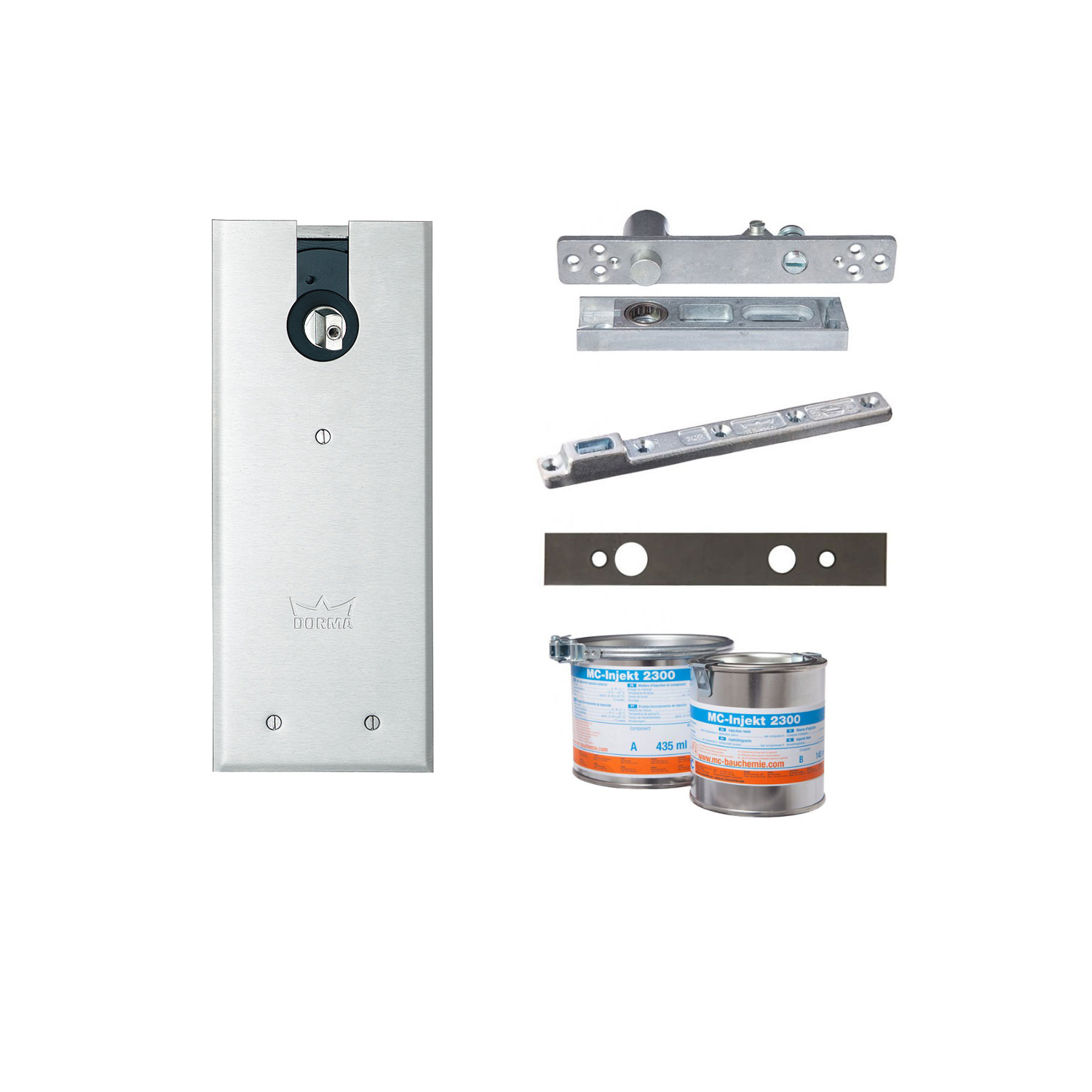 Dorma EN2 Aluminium Combi Pack Floor Spring Body Non Hold Open BTS842A Keeler Hardware Dorma EN2 Aluminium Combi Pack Floor Spring Body Non Hold Open BTS842A Keeler Hardware
