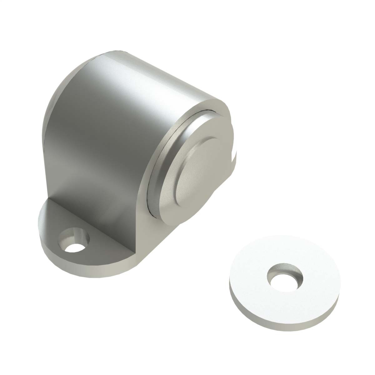 Emro Emr50016cd Magnetic Door Stop Small Floor Mounted Carded Nickel Satin Free Shipping Scl Locks
