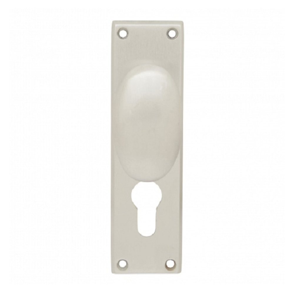 Pavtom 7507 4sc Oval Door Knob Euro Lock Plate Solid Brass Cast