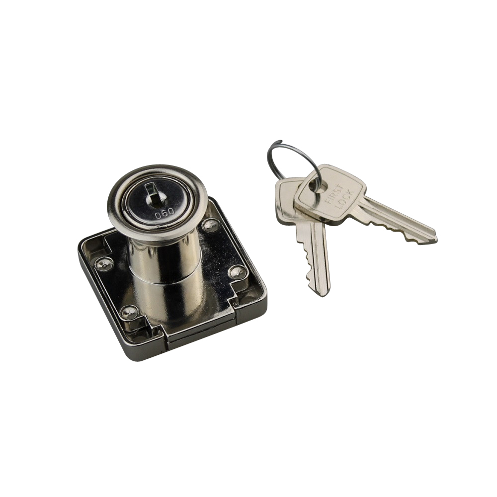 RiteFit Ratchet Sliding Glass Showcase Lock Key To Differ Zinc Plated APL2352DP 