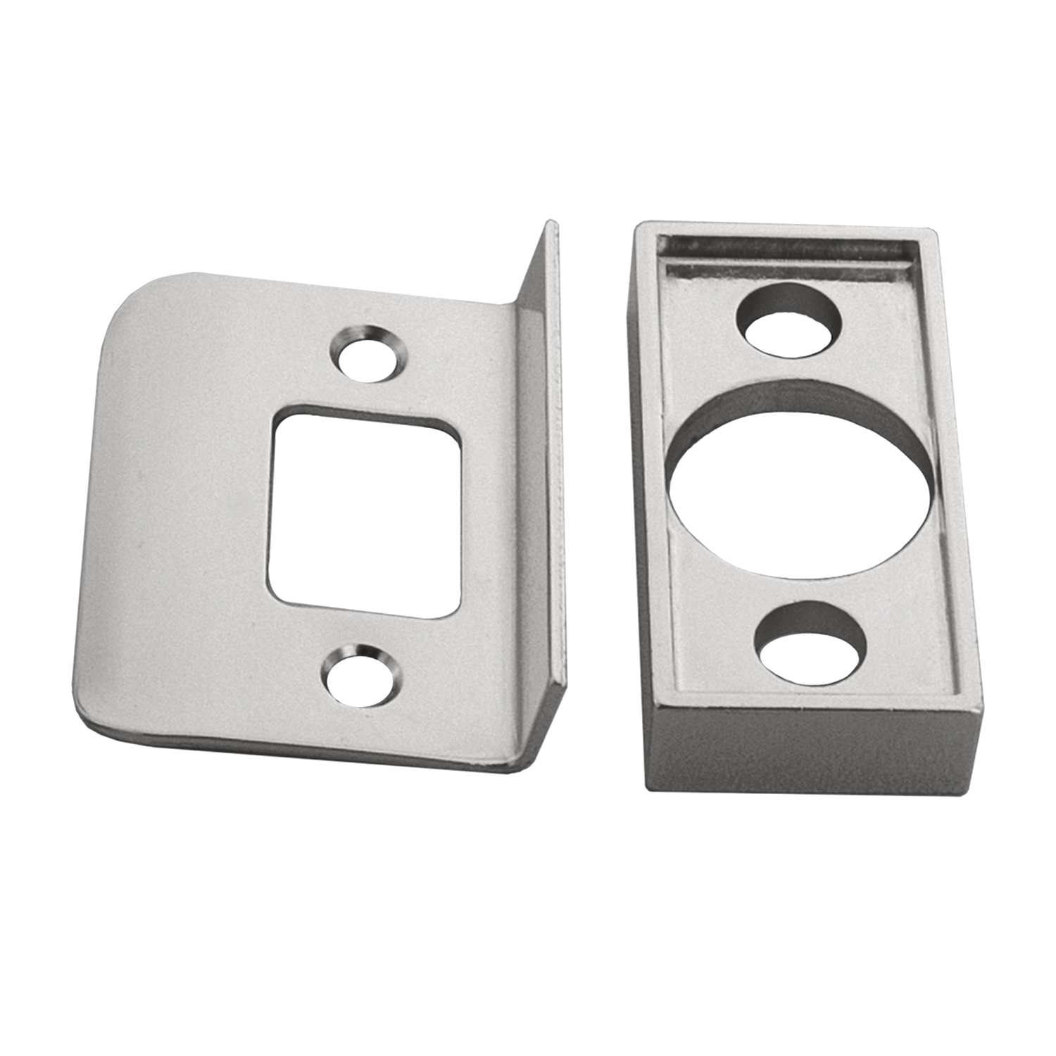 Nidus Mediterranean Capri Door Handle Passage Set Satin Chrome MCAPPAS-SC