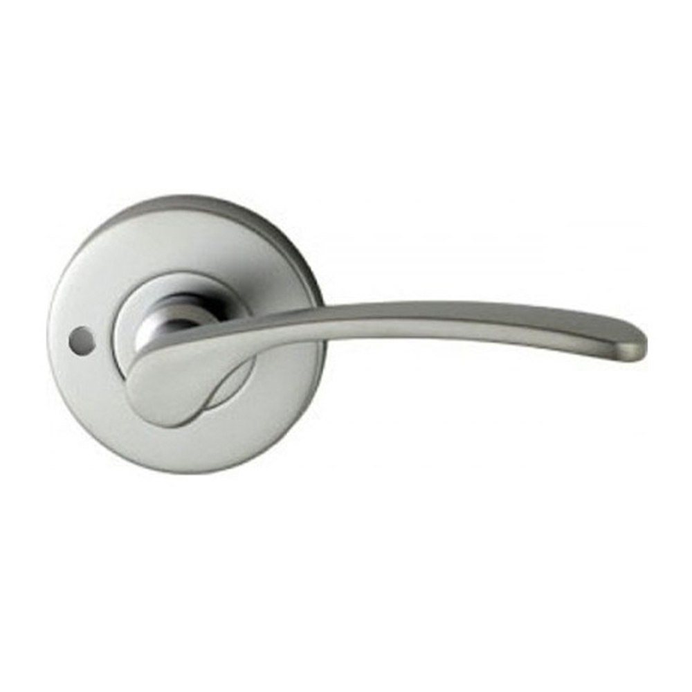 Nidus Mediterranean Capri Door Handle Passage Set Satin Chrome MCAPPAS-SC