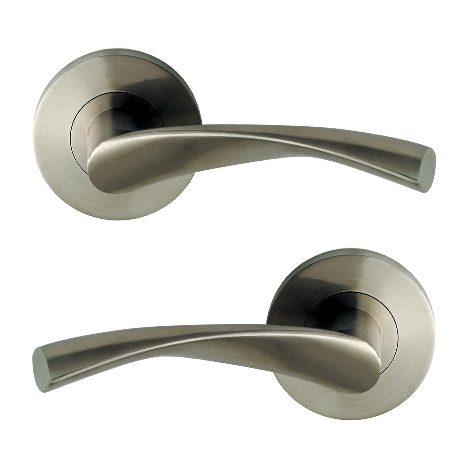 L4- Noosa Brushed Stainless Steel Lever – Handle House