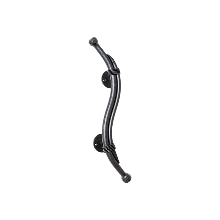 Tradco 1863MB Twist Pull Handle Iron Matt Black 125mm