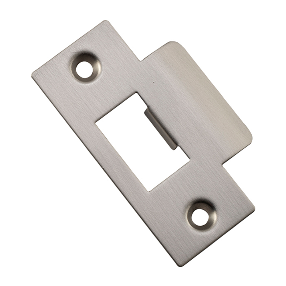 Iver Metal Door Tube Latch Striker Satin Nickel 20499 | Keeler Hardware