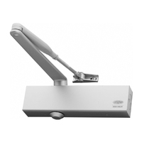 Lockwood 726 Door Closer Silver - Available in Various Functions