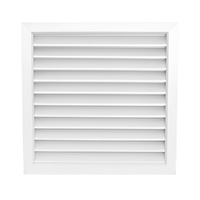 Airfoil DG Door Grille Clear Anodised - Available in Various Sizes