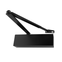 Briton EN2-4 Adjustable Door Closer Back Check Fire Rated Matt Black BNT-1120B-C-MB