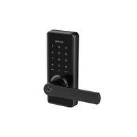 Schlage Ease S2 Smart Door Lever Entry Lock Black SREEAS2GR9BL