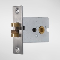 Allgood SS7519N Claw Bolt Sliding Door Mortice Deadlock Satin Stainless Steel