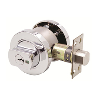 Lockwood Paradigm Double Cylinder Deadbolt Round Polished Chrome 005/B1CPDP