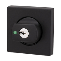 Lockwood Paradigm Square Deadbolt Rose Matt Black 005/B2MBKDP