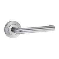 Lockwood Symphony 144 Lever On Round Rose Satin Chrome 1220/1221/144SC