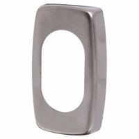 Lockwood Door Escutcheon 570 Oval Cylinder Satin Chrome 1336SC