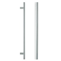Lockwood Entrance Pull Handle 300mm Satin Stainless Steel Pair 141X300SSS