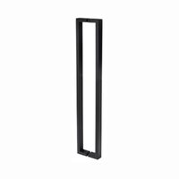 Lockwood Nero 143 Entrance Door Pull Handle Pair Matt Black - Available in 450mm and 600mm