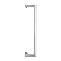Lockwood 148 Entrance Handle Half Set 600mm CTC with Disk Fix Satin Stainless Steel 148X600HSSS