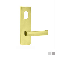 Lockwood Door Handle Square End Plate With Cylinder Hole & 111 Lever - Available in Various Finishes
