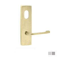 Lockwood Door Handle Square End Plate With Cylinder Hole & 115 Lever - Available in Various Finishes