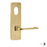 Lockwood Square End Plate with Cylinder Hole and 124 Lever - Available in Various Finishes