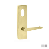 Lockwood Door Handle Square End Plate With Cylinder Hole & 133 Lever - Available in Various Finishes