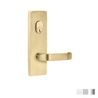 Lockwood Square End Plate with Cylinder Hole and 74 Lever - Available in Various Finishes