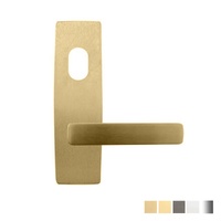 Lockwood Square End Plate with Cylinder Hole and 76 Lever - Available in Various Finishes and Sizes