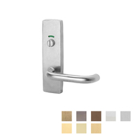 Lockwood 1814 Square End Plate with Privacy Indicator Emergency Turn & 70 Lever - Available in Various Finishes