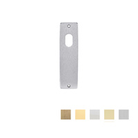 Lockwood 1900 Square End Plate Visible Fix with Cylinder Hole - Available in Various Finishes
