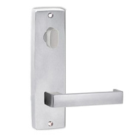 Lockwood 1904 Square End Plate With Turn & 111 Lever Satin Chrome 1904/111SC