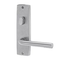 Lockwood 1904 Square End Plate With Turn and 97 Lever Satin Chrome 1904/97SC