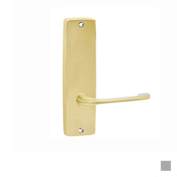 Lockwood Door Lever Handle Square End Plate 115 Lever - Available in Polished Brasss & Satin Chromer