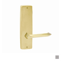 Lockwood Door Lever Handle Square End Plate 116 Lever - Available in Polished Brasss & Satin Chrome