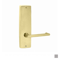 Lockwood Door Lever Handle Square End Plate 118 Lever - Available in Polished Brasss & Satin Chrome