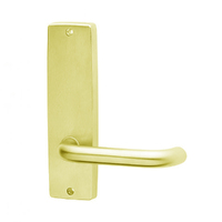 Lockwood 1905 Square End Plate with 70 Lever Polished Brass 1905/70PB