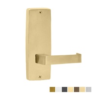 Lockwod Square End Plate with 90 Lever - Available in Various Finishes