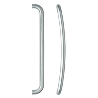 Lockwood Entrance Pull Handle 450mm Satin Stainless Steel Pair 192X450SSS