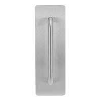 Lockwood 214 Exterior Plate & P3 Pull Handle Stainless Steel 21424NN/P3SS